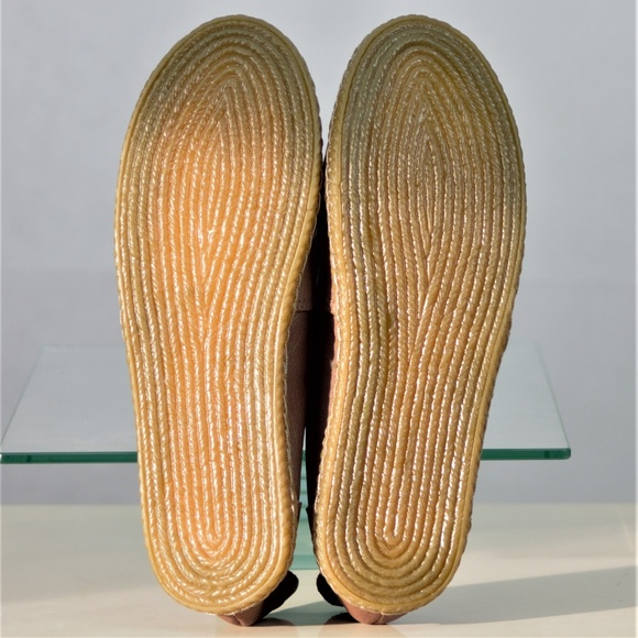 Criola 6 NWOB/T Brown Leather Espadrille Flats - Picture 8 of 8